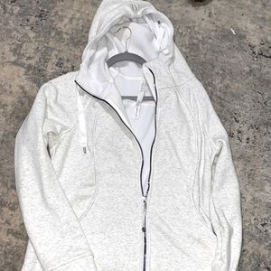 Lululemon scuba fuzzy zip up jacket